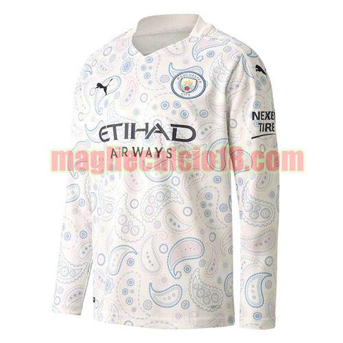 maglia manchester city 2020-2021 terza manga larga 